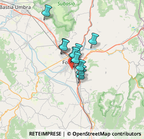 Mappa Via Intermezzi, 06034 Foligno PG, Italia (3.74182)