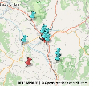 Mappa Via Intermezzi, 06034 Foligno PG, Italia (4.89091)