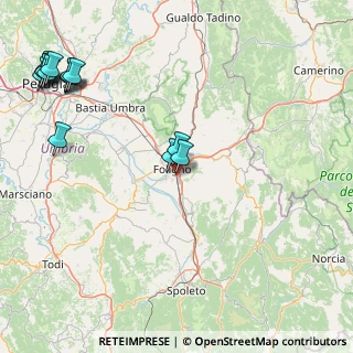Mappa Via Toscanini, 06034 Foligno PG, Italia (24.07)