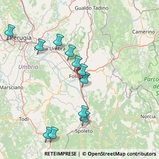 Mappa Via Toscanini, 06034 Foligno PG, Italia (18.00545)