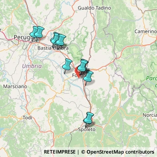 Mappa Via Borroni, 06034 Foligno PG, Italia (13.145)