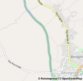 Mappa Via le Case, 06031 Bevagna PG, Italia (0.68846)