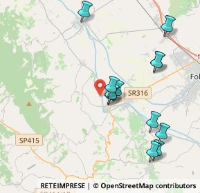 Mappa Via Le Case, 06031 Bevagna PG, Italia (4.26917)