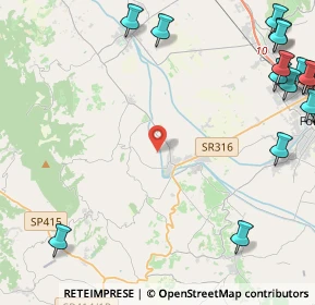 Mappa Via Le Case, 06031 Bevagna PG, Italia (7.4485)