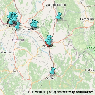 Mappa Via Antonio Pacinotti, 06034 Foligno PG, Italia (21.67067)