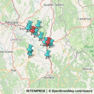 Mappa Via Venezia, 06030 Foligno PG, Italia (11.09583)