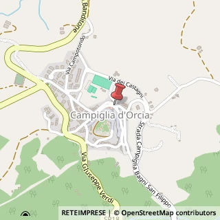 Mappa Via Vittorio Emanuele, 38, 53023 Castiglione d'Orcia, Siena (Toscana)