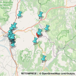 Mappa Via Onorio di Bartolomeo, 06030 Sellano PG, Italia (10.715)