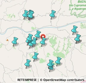 Mappa Contrada Tesino, 63073 Borgo Miriam AP, Italia (4.414)