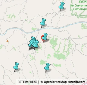 Mappa Contrada Tesino, 63073 Borgo Miriam AP, Italia (3.365)