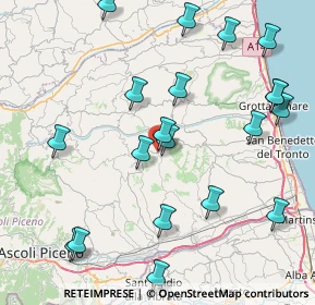 Mappa Contrada Tesino, 63073 Borgo Miriam AP, Italia (9.9565)