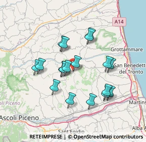 Mappa Contrada Tesino, 63073 Borgo Miriam AP, Italia (6.48944)