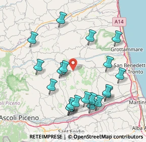 Mappa Contrada Tesino, 63073 Borgo Miriam AP, Italia (8.6535)