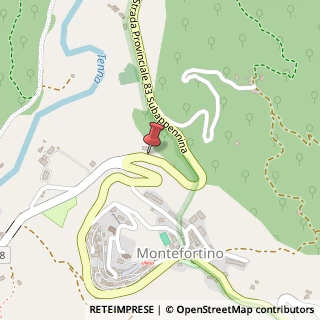 Mappa Via Tenna, 6, 63858 Montefortino, Fermo (Marche)