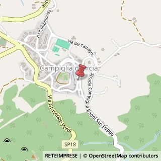 Mappa Via Vittorio Emanuele, 53023 Campiglia D'orcia SI, Italia, 53023 Castiglione d'Orcia, Siena (Toscana)