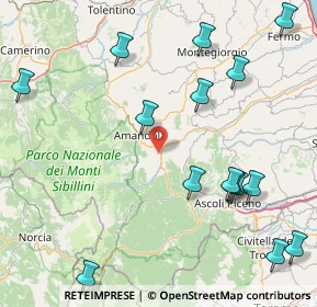 Mappa 63087 Comunanza AP, Italia (21.89)