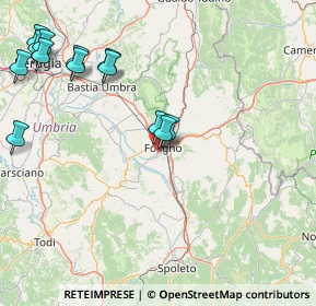 Mappa Via Monte Cervara, 06034 Foligno PG, Italia (20.84308)