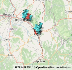 Mappa Via Monte Cervara, 06034 Foligno PG, Italia (8.89308)
