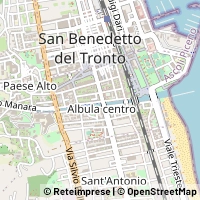 Map San Benedetto del Tronto