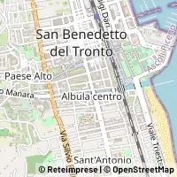 지도 San Benedetto del Tronto