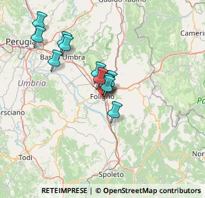 Mappa Via Oslavia, 06034 Foligno PG, Italia (11.105)