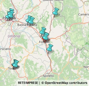 Mappa Via Oslavia, 06034 Foligno PG, Italia (19.25385)