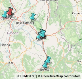 Mappa Via Oslavia, 06034 Foligno PG, Italia (15.158)