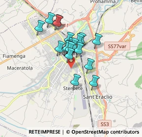 Mappa Via Oslavia, 06034 Foligno PG, Italia (1.3125)