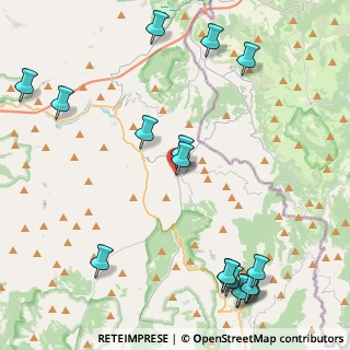 Mappa Via Monte Puro, 06030 Sellano PG, Italia (6.4025)