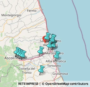 Mappa Contrada S. Vincenzo, 63075 Acquaviva Picena AP, Italia (13.44)