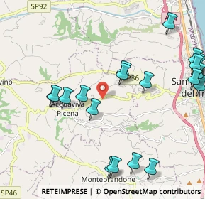 Mappa Contrada S. Vincenzo, 63075 Acquaviva Picena AP, Italia (2.679)