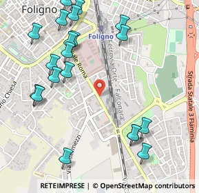 Mappa Via Trieste, 06034 Foligno PG, Italia (0.6565)