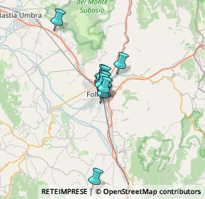 Mappa Via Trieste, 06034 Foligno PG, Italia (3.77273)