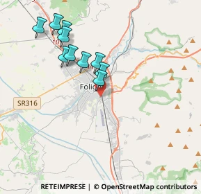 Mappa Via Trieste, 06034 Foligno PG, Italia (4.26)