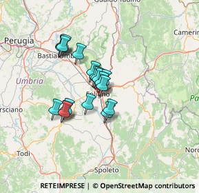 Mappa Via Trieste, 06034 Foligno PG, Italia (9.97)