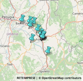 Mappa Via Trieste, 06034 Foligno PG, Italia (7.43)