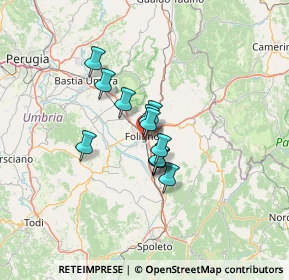 Mappa Via Trieste, 06034 Foligno PG, Italia (8.43417)