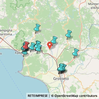 Mappa PODERE MULINACCIO, 58023 Gavorrano GR, Italia (15.782)