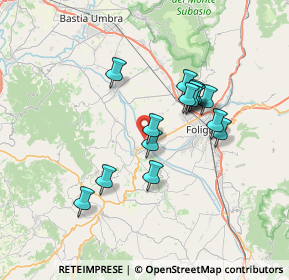 Mappa Via Pantane, 06031 Bevagna PG, Italia (6.10067)