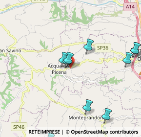 Mappa Via delle Paranze, 63075 Acquaviva Picena AP, Italia (3.53)