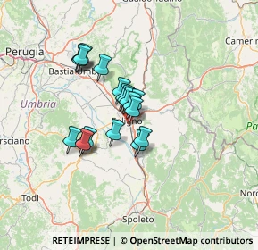 Mappa Via Palermo, 06034 Foligno PG, Italia (10.03579)