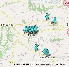 Mappa Via Fiorito Col, 63075 Acquaviva Picena AP, Italia (1.266)