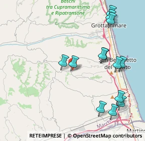 Mappa Via Fiorito Col, 63075 Acquaviva Picena AP, Italia (4.87692)