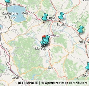 Mappa Vocabolo Bovignano, 06055 Marsciano PG, Italia (18.70909)
