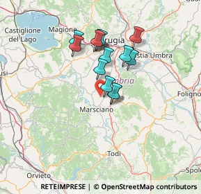 Mappa Vocabolo Bovignano, 06055 Marsciano PG, Italia (11.04077)