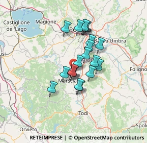 Mappa Vocabolo Bovignano, 06055 Marsciano PG, Italia (10.0545)
