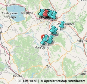 Mappa Vocabolo Bovignano, 06055 Marsciano PG, Italia (13.599)
