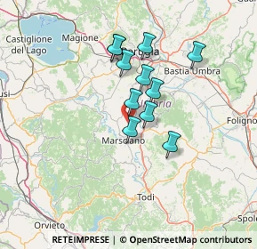 Mappa Vocabolo Bovignano, 06055 Marsciano PG, Italia (10.95364)