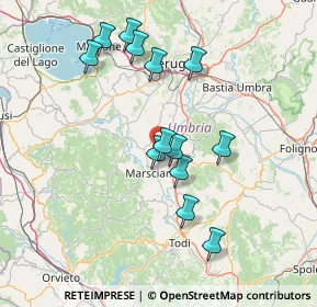 Mappa Vocabolo Bovignano, 06055 Marsciano PG, Italia (14.34)