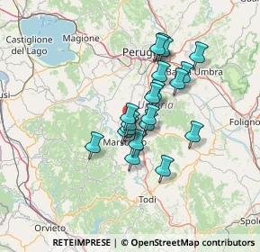 Mappa Vocabolo Bovignano, 06055 Marsciano PG, Italia (10.6005)